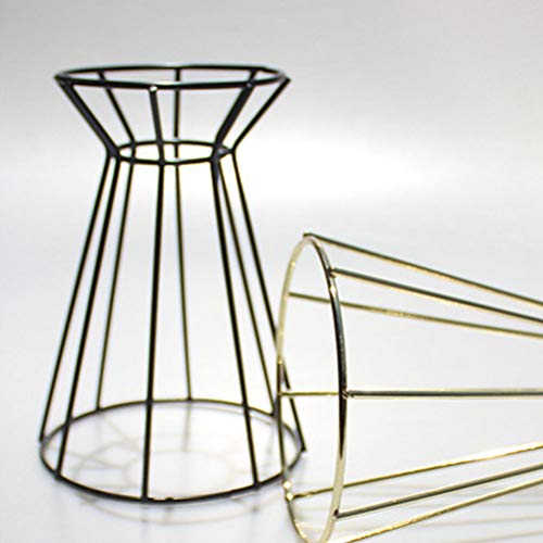 Yardwe 1 peça de suporte para plantas aéreas, base de metal para exibição de plantas de ar e mesa pa