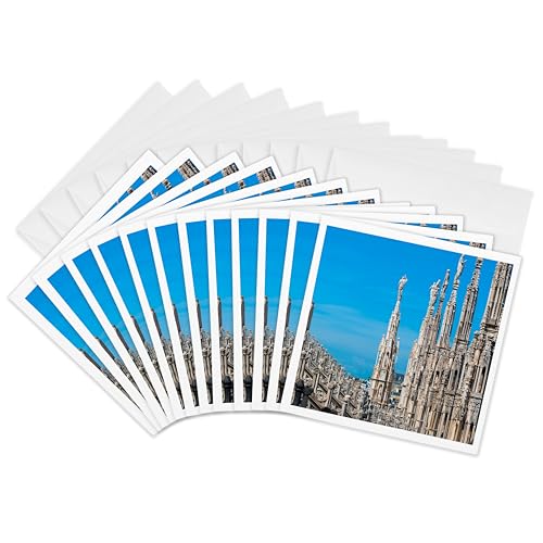 3dRose Greeting Cards - Milan, Italy - 12 Pack - Cities Of The World