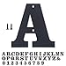 3 Inch House Numbers and Metal Letters for Outdoor Signs Coated Address Letters for Garden, Door, and Mailbox Decoration, House Numbers for Outside with Easy Installation Nail Kit (Number 9)