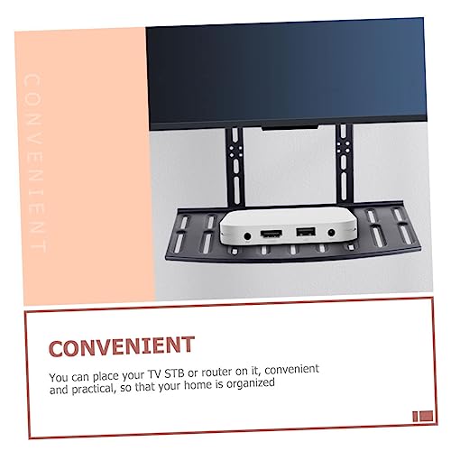 Étagère polyvalente pour écran Toyvian pour ranger décodeur et fils - 7