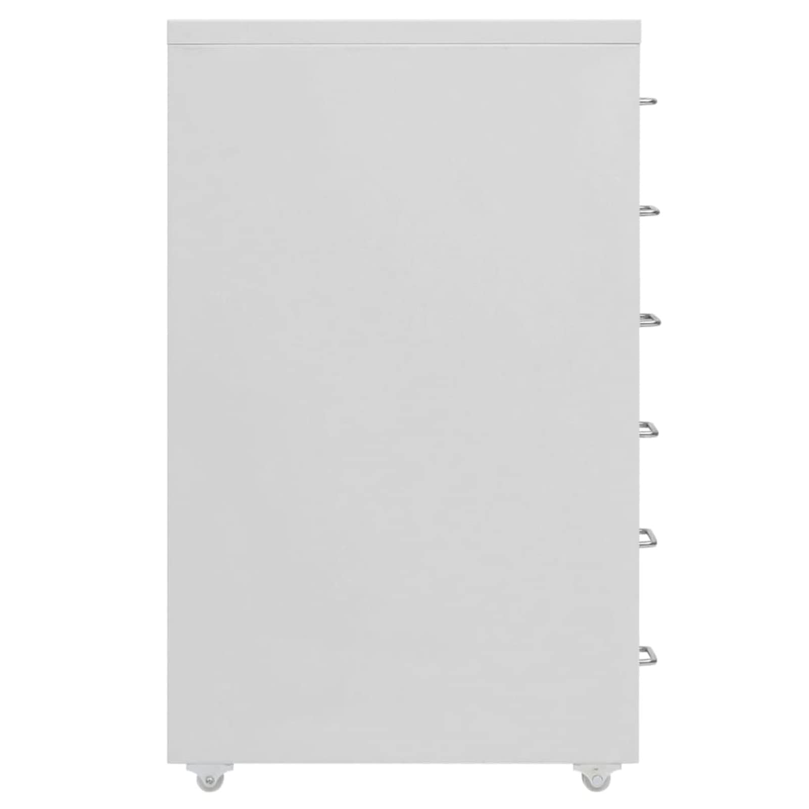 Homgoday Meuble de rangement gris 28 x 41 x 69 cm en métal, peu encombrant, meuble extérieur, balcon pour salon, bureau, chambre à coucher, salle de bain