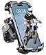 Babacom Handyhalterung Motorrad [1s Auto-Sperre] [360° Anti-Shake] Handyhalterung Fahrrad Lenker für City & Mountainbike, Kompatibel mit iPhone 15/16, Galaxy S25 (4,7”–6,8”), Werkzeugfreie Montage