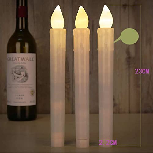 SOLUSTRE Pacote com 5 velas eletrônicas de LED, sem chama, luzes noturnas sem chama, com controle re