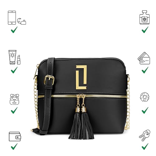 Image of Lavie Luxe Women's Tiara Crossbody Sling Bag | Ladies Purse Handbag | Gift for Women
