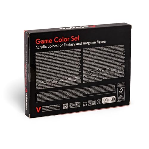 Vallejo - Game Color Leather and Metal Set | Set for Fantasy and Wargame Figures | 16 Bottles x 18 ml (0.60 fl.oz.)