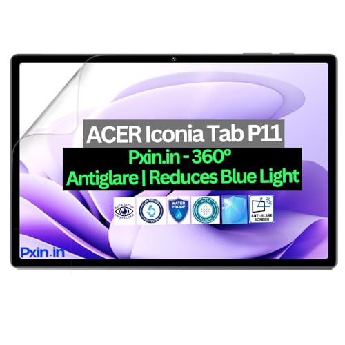 Image of Pxin Tablet Anti Bluelight and Anti Glare Screen Guard compatible with ACER Iconia Tab P11 | BLUVLightblock Tech | Scratch Proof | Prevents bluelight | Eye Protection | No Dry Eyes