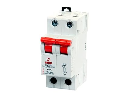 SHIP- 63 AMP Double Pole MCB ISOLATORS [Utilization Category AC - 22A (240/415V - 50Hz)]