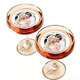 OAEUQ Personalized Edible Drink Toppers For Cocktails Wafer Paper With 20Customizable Photos Edible Photo Cocktail Wafer Paper Edible Party Decorations Suitable For Birthdays Weddings And Graduations