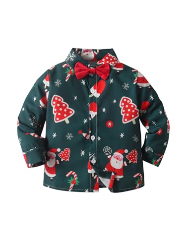 Image of Boarnseorl Baby Boys Pants Sets, Infant Long Sleeve Shirt + Pants + Bow Tie + Suspenders Outfits
