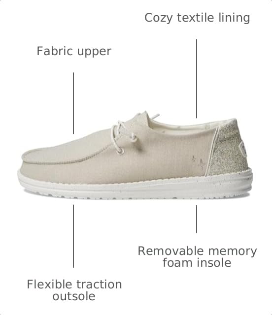 Image of HEYDUDE Womens Wendy Celestial Shine | Casual Shoes