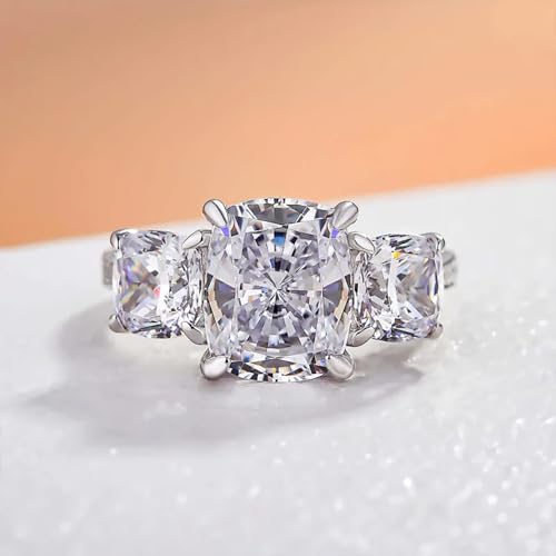 Gorgeous Bright Cubic Zirconia Ring Female Engagement Jewelry Fashion Accessories