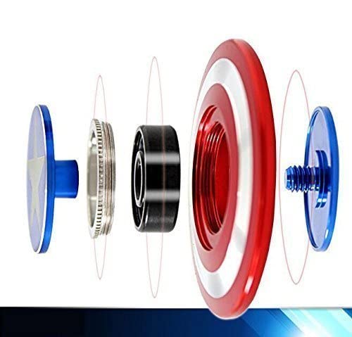 Superhero Fidgeting Party Favors Fidget Metal Set Hand Spinner Focus Copper Fidget Toys Fingertip Gyro Stress Relief Cube Edc Adhd Toy Best Gifts Xmas Birthday Goody Bag Gifts For Kids Adults(3Pack) #TOP2