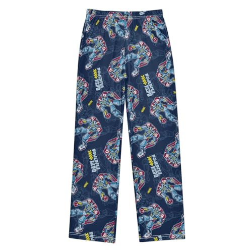 ZZKKO Robot Cartoon Powerful Hero Boys Pants for Kids Jogger Pants with Pockets S-XL