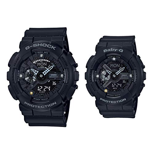 [�J�V�I] �r���v �W�[�V���b�N G PRESENTS LOVER'S COLLECTION 2018 G-SHOCK × BABY-G �y�A �Z�b�g LOV-18C-1AJR �u���b�N