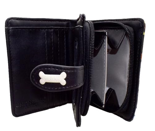 Shag Wear Doggie Crowd Small Dog Wallet for Women and Teen Girls Vegan Faux Leather 4.5" Tall2