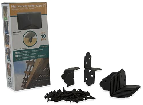 Ozco Ironwood 6x6 Post Base Kit, Includes 1 Post Base Plate, 4 Decorative Plates, 8 Hex Cap Nuts, OWT Timber Screws, Galvanized Steel for Pergolas | 56638