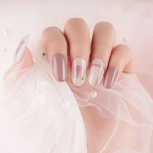 YaoShun Gel Nail Polish Kit - Mist Grey and Nude Series 6 Colors Gel Polish Kit UV Nail Gel Gift Box, Soak Off Nail Gel Manicure at Home Kit Gel Nail Art Kit - Thumbnail 3