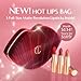 Charlotte Tilbury Hot Lips Lipstick Trio Gift Set - 3 Full-Size Matte Revolution Lipsticks with Iconic Hot Lips Makeup Bag - Holiday Beauty Gift Set with Red Carpet Red, Pillow Talk & M.I. Kiss