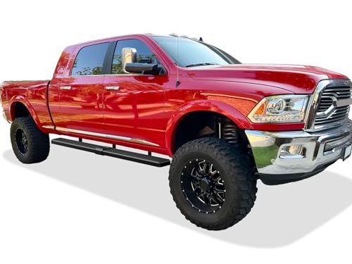 Estribos de Acero Negro APS 6in para Dodge Ram 2500 3500 Mega Cab miniatura 6