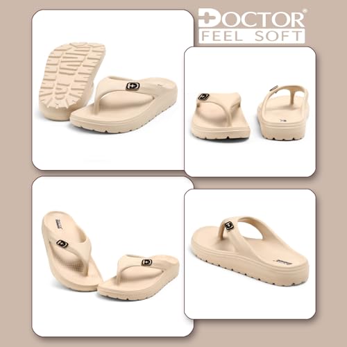 Image of Flip Flops for Women | Lightweight Thong Slippers with Soft EVA Sole | Anti-Slip Everyday Wear Sandals for Home & Outdoor