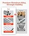 VEVOR Aluminum Awning 60 x 42 in, Durable Window Awning Door Canopy, Lightweight and Stable Aluminum Awnings for Doors Exterior Rain Snow Sunlight Protection for Door Entrance Windows Patio Porch
