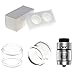 Produktbild Ersatzglas 2x Stück kompatibel mit Geekvape ZEUS DUAL 5,5ml (Bulb) Tank Glas Pyrex Glass Tube Glastank