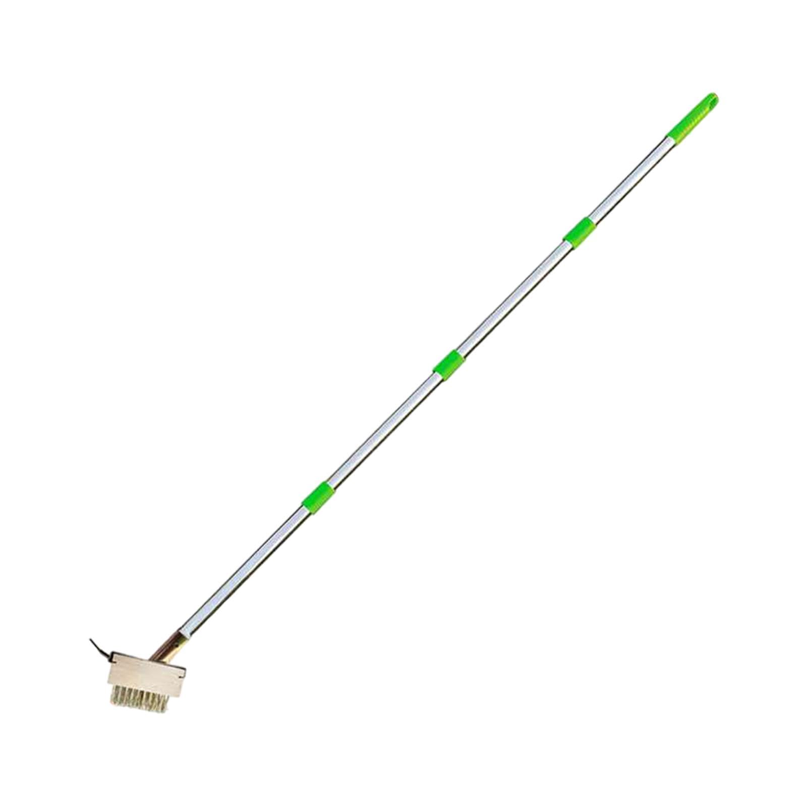 Brosse Désherbage Brosse Nettoyage Jardin Grattoir Fentes Acier Inoxydable Bois Utilisation Ergonomique Adaptée Entretien Allées Terrasses Entrées, 148 Cm