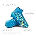 DREAM PAIRS Boys Football Cleats Youth High Top Firm Ground Soccer Shoes for Little/Big Kids,Size 11 Little Kid,Blue,SDSO2402K