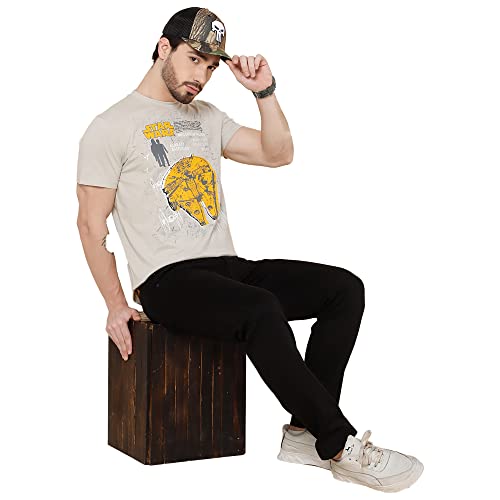 Image of Free Authority Star Wars Printed Half Sleeve Tshirt for Men