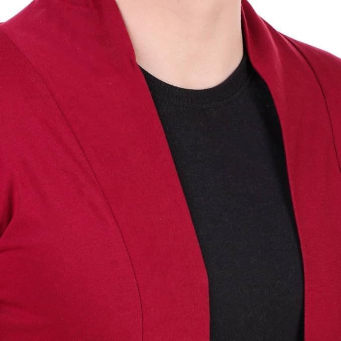 Image of DRAXSTAR Men's Cotton Shrug | Open Full Sleeve Shawl Cardigan for Men, Best for Casual Wear