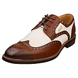 Laura Vita Andy Zapatos Brogue para hombre, Camello, 47 EU