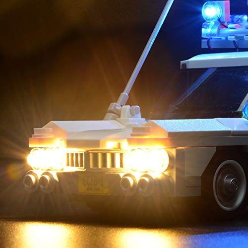 BRIKSMAX Led Lighting Kit for Ghostbusters Ecto-1- Compatible with Lego 21108 Building Blocks Model- Not Include the Lego Set