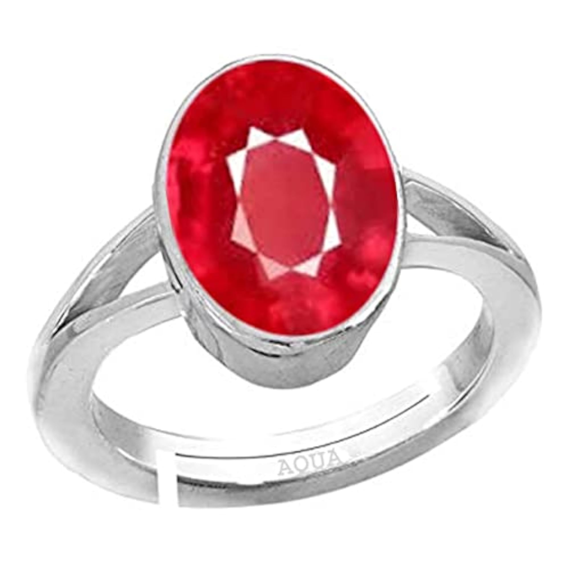 Men's 10.25 Ratti Ruby 925 Sterling Silver Adjustable Ring