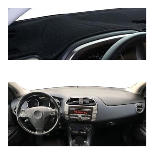 Couverture tableau de bord Fiat Bravo 2007-2014 dashmat tapis auto LHD