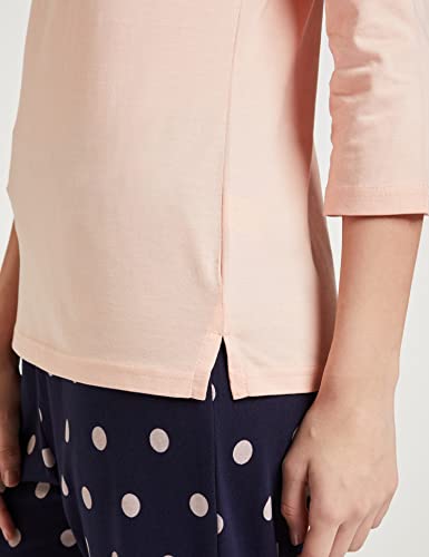 Image of Amazon Brand - Symbol Women's Cotton Regular Fit T-Shirt and Pajama Night Suit | Two Piece Set (Available in Plus Sizes)