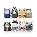 8 Stück Anime Naruto Figuren Kawaii Q Version Modle Naruto Katze Actionfiguren Cartoon Modell Kinder Geschenk Spielzeug Anzug