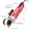Portable Electric Pipe Threading Machine, Pipe Threading Machine 110V 2300W with 6 Dies (1/2, 3/4, 1, 1-1/4, 1-1/2, 2) and Storage Box Handheld Threading Tool Kit