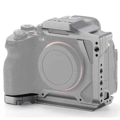 Tilta Jaula A7 V media de aluminio para vlogging y fotografía con cámaras Sony Alpha 7R V
