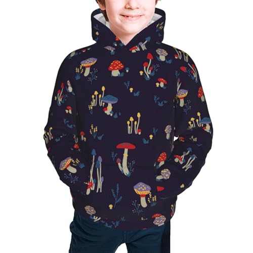 Mushrooms3 Kid Hoodies Boys Sweatshirts Girls Pullover with Pocket3