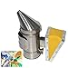 MINGMIN-DZ Dauerhaft Bienenzucht Raucher Edelstahl-Ausrüstungsteile Hive Box Werkzeug Zubehör for Beehive Bee Handbuch Smoke Maker mit Haken Werkzeuge Hanging (Color : 02)