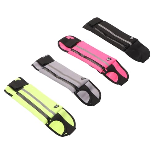 Eeneme Riñonera Impermeable Correa Ajustable Liviana Portátil Riñonera Deportiva para Fitness Natación Kayak 4 Piezas