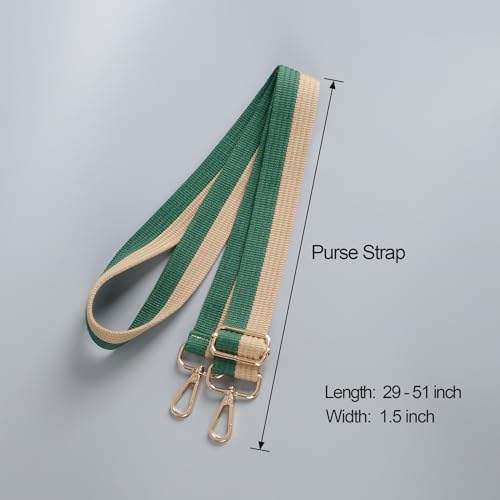 Image of chushui Woven Stripe Purse Straps,Replacement Crossbody Wide Shoulder Adjustable Strap for Bag Handbags