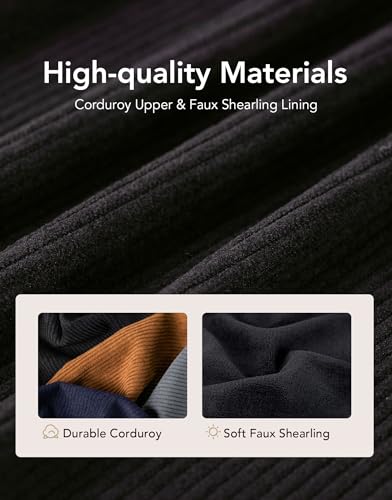 VeraCosy Men's Moccasin Slippers Comfy Soft Durable Slip-on Indoor Memory Foam House Shoes3