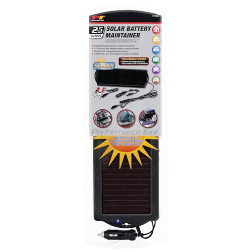 Image of Performance Tool W2997 Solar Battery Maintainer /Charger (2.5 W)