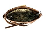 Montana West Womens Crossbody Purse Concho Collection Crossbody MW704-8360 Brown