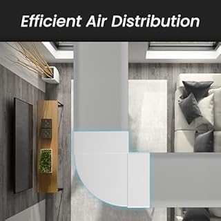 Repa Market 220 x 55/220 x 55 mm Curva per Ventilazione 90° Gomito Piatto ABS Bianco - Rettangolare Aria Aspirazione Scarico Cappa per Cucina, Bagno - Aerazione Rettangolari Canalina, Tubo