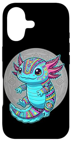 Mexican Aztec Axolotl Ancient Mesoamerican Mythology Art Case for iPhone
