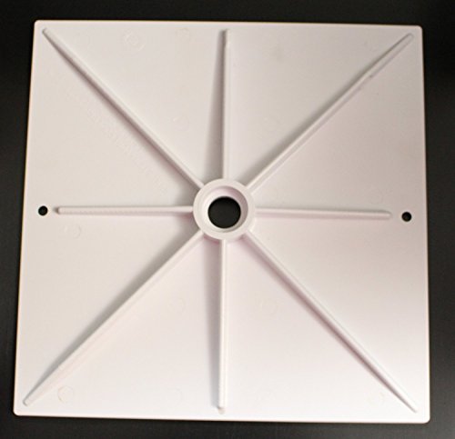 Jsp Manufacturing 10 Inch Square Skimmer Deck Cover 10"X10" Lid Replacement For Hayward Spx1082E Sp1082 (1, White) #TOP1