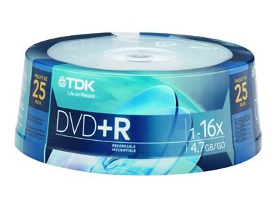 ImationImation 48508 25 x DVD+R - 4.7 GB 16x - spindle