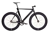 solo piñon fijo, sin frenos FK Cycling Bicicleta Fixie Aluminio derail rd70 Negra (M 520)